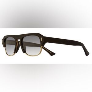 Stylish Cutler & Gross 1353 Black and Gold Sunglasses